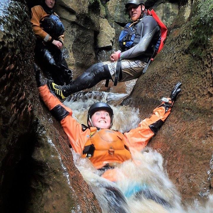 Gorge Scrambling at Hell's Gill - outdoor adventure activities - - Marrick Priory - Yorkshire Dales